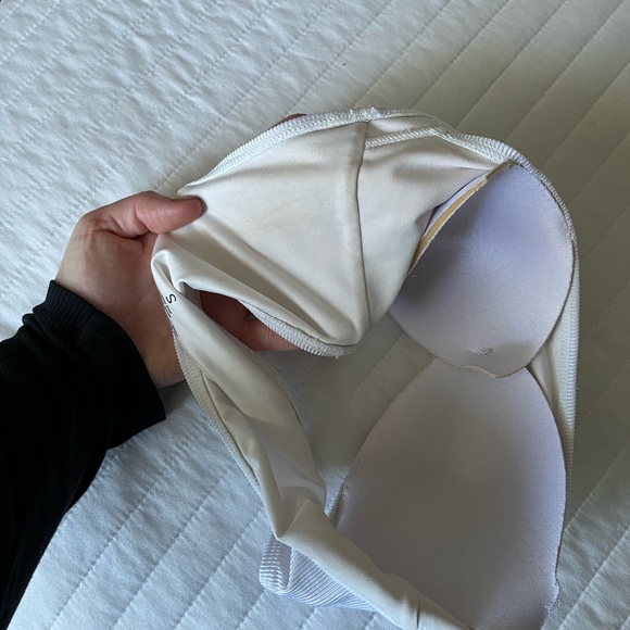 Tularosa white ribbed bikini revolve medium / small - Picture 9 of 12